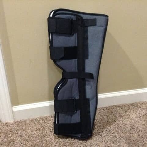 full leg brace quad tendon injury