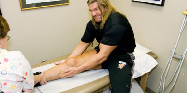 WWE Wrestling Superstar Quad Leg Injury