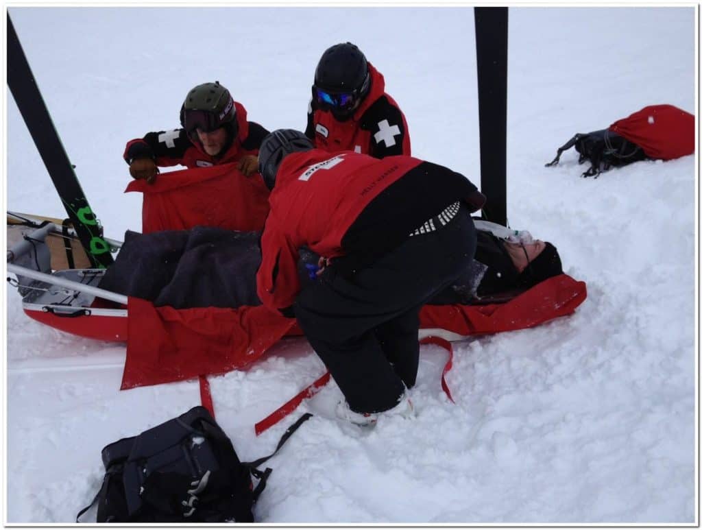 Skiing Accident Quad Tendon Ruptures Stevens Pass Ski Patrol