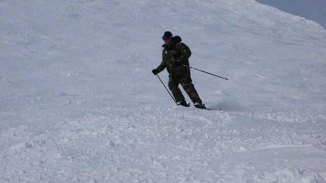 snow skiing crystal mountain washington state leg injury recovery